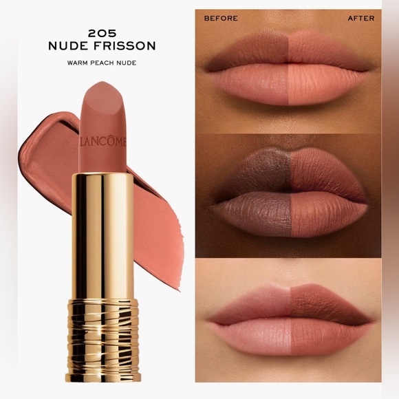 Lancome Other - NWT Lancôme L'Absolu Rouge Drama Matte Lipstick 205 Nude Frisson
